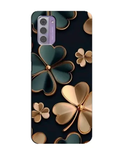 Чехол для Nokia G42 с картинкой «Клевер в золоте»