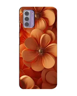 Чохол для Nokia G42 з картинкою «Помаранчева макро квітка»