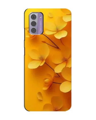 Чехол для Nokia G42 с картинкой «Золотые лепестки»