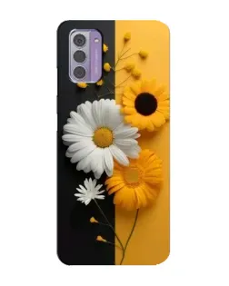 Чохол для Nokia G42 з картинкою «Соняшник та ромашка»