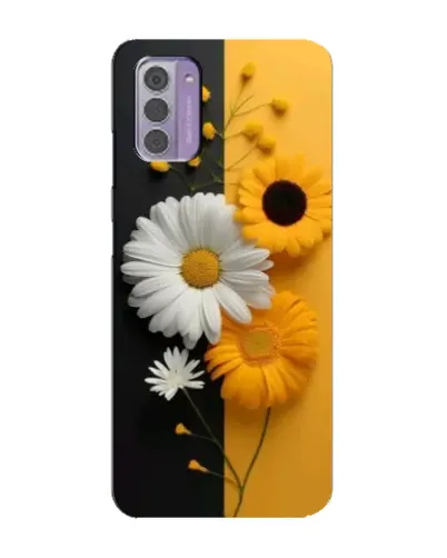 Чехол для Nokia G42 с картинкой «Подсолнух и ромашка»