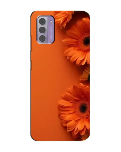 Чехол для Nokia G42 с картинкой «Оранжевые герберы»