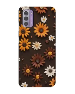 Чохол для Nokia G42 з картинкою «Візерунок з маленьких соняшників»