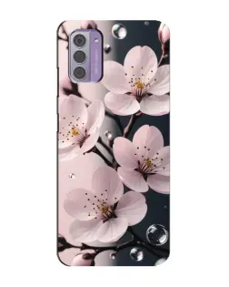 Чохол для Nokia G42 з картинкою «Ніжня сакура та краплі»