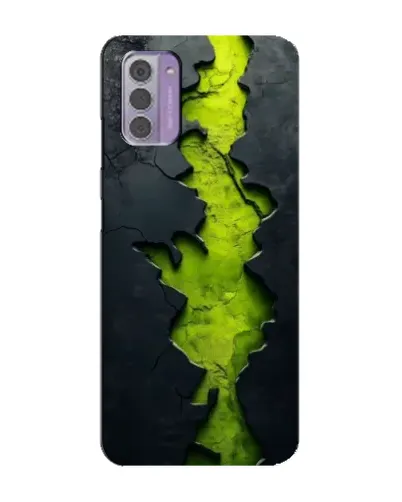 Чехол для Nokia G42 с картинкой «Салатовый разлом скалы» Чехол для Nokia G42 с картинкой «Салатовый разлом скалы»