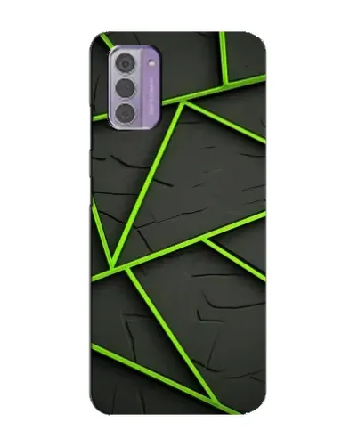 Чехол для Nokia G42 с картинкой «Зеленые геометрические линии» Чехол для Nokia G42 с картинкой «Зеленые геометрические линии»