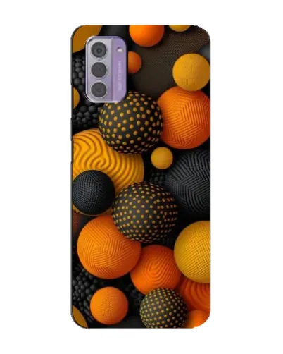 Чехол для Nokia G42 с картинкой «Объемные оранжевые сферы» Чехол для Nokia G42 с картинкой «Объемные оранжевые сферы»
