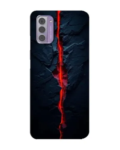 Чехол для Nokia G42 с картинкой «Kрасная лавовая трещина» Чехол для Nokia G42 с картинкой «Kрасная лавовая трещина»