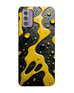 Чехол для Nokia G42 с картинкой «Жидкое желтое золото»