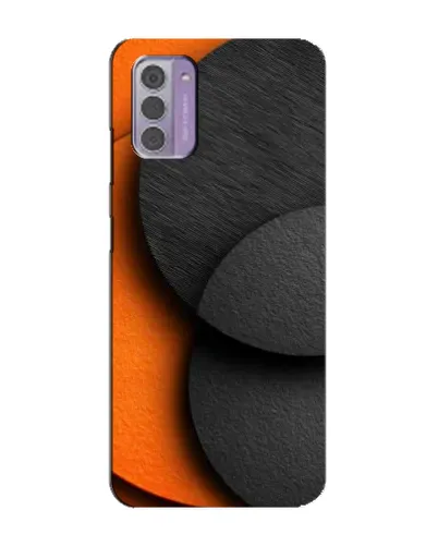 Чехол для Nokia G42 с картинкой «Геометрия оранжевых кругов» Чехол для Nokia G42 с картинкой «Геометрия оранжевых кругов»