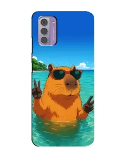 Чехол для Nokia G42 с картинкой «Морская капибара»