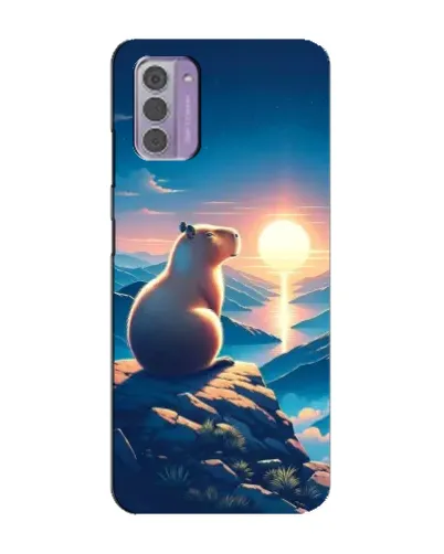 Чехол для Nokia G42 с картинкой «Закат солнца с капибарой» Чехол для Nokia G42 с картинкой «Закат солнца с капибарой»