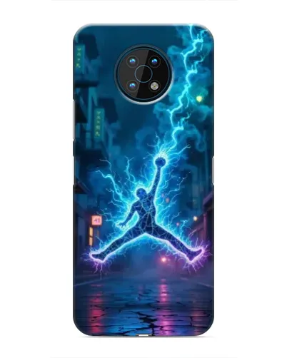 Чехол для Nokia G50 с картинкой «Jordan Gold Jumpman»