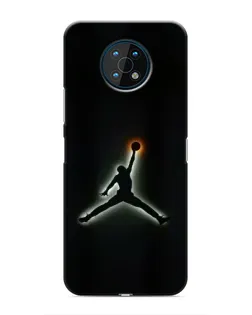 Чехол для Nokia G50 с картинкой «Jordan Gradient Logo»