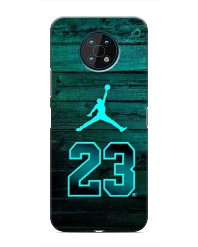 Чехол для Nokia G50 с картинкой «Jordan Cyan 23»