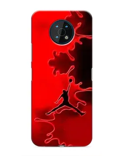 Чехол для Nokia G50 с картинкой «Jordan Red Smoke»