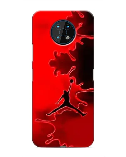 Чехол для Nokia G50 с картинкой «Jordan Red Smoke»