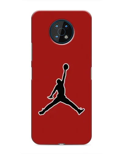Чехол для Nokia G50 с картинкой «Jordan Red Back»