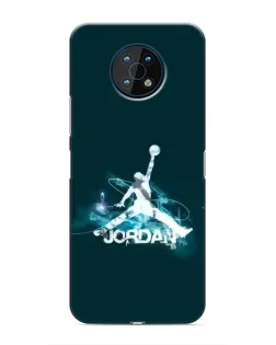 Чехол для Nokia G50 с картинкой «Jordan Blue Fire»