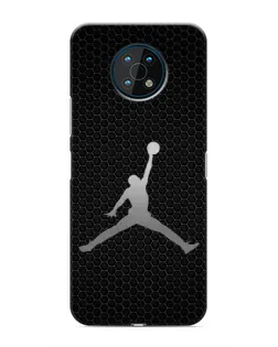 Чехол для Nokia G50 с картинкой «Jordan Dark Carbon»