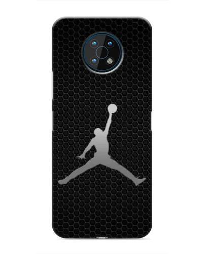 Чехол для Nokia G50 с картинкой «Jordan Dark Carbon»