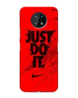 Чехол для Nokia G50 с картинкой «Nike Just Do It»