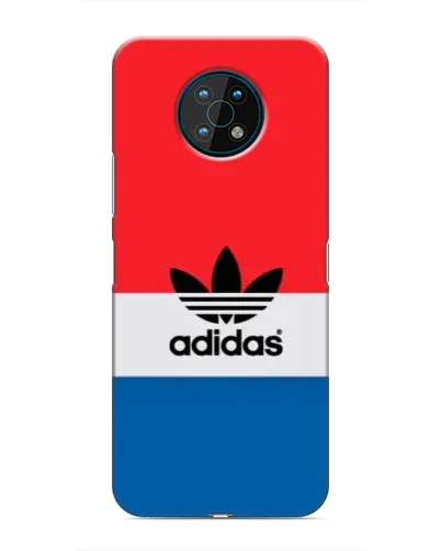 Чехол для Nokia G50 с картинкой «Ретро блоки Adidas»