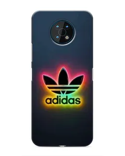 Чехол для Nokia G50 с картинкой «Неоновый Adidas»