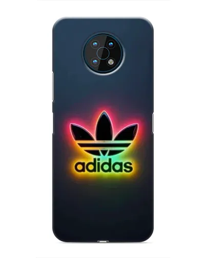 Чехол для Nokia G50 с картинкой «Неоновый Adidas»