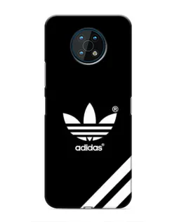 Чехол для Nokia G50 с картинкой «Adidas с диагональными полосами»
