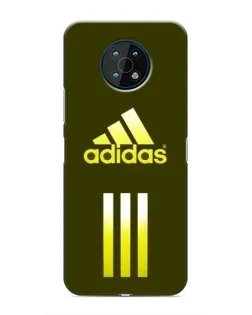 Чехол для Nokia G50 с картинкой «Оливковый градиент Adidas»
