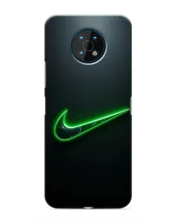 Чехол для Nokia G50 с картинкой «Неоновый контур Nike» Чехол для Nokia G50 с картинкой «Неоновый контур Nike»