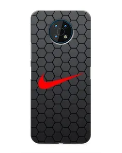 Чохол для Nokia G50 з картинкою «Nike — карбонова сітка»