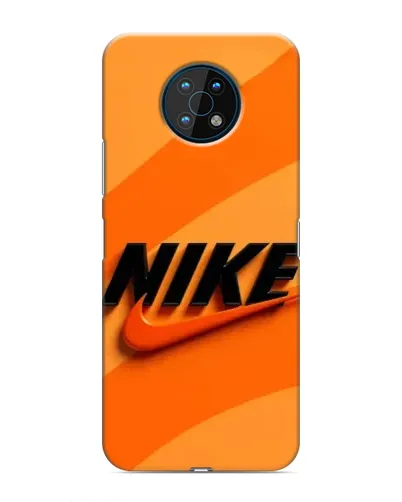 Чехол для Nokia G50 с картинкой «Оранжевый драйв Nike»