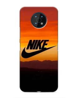 Чехол для Nokia G50 с картинкой «Nike — вечерний горизонт»