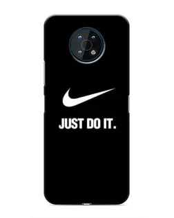Чехол для Nokia G50 с картинкой «Классический принт Nike»