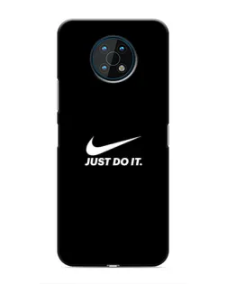 Чехол для Nokia G50 с картинкой «Минимализм от Nike»