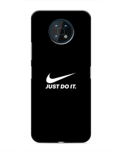 Чехол для Nokia G50 с картинкой «Минимализм от Nike»