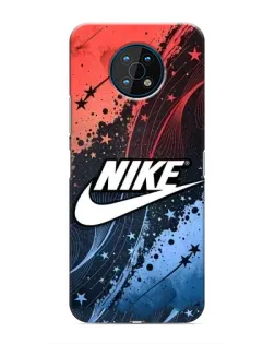 Чехол для Nokia G50 с картинкой «Градиентный принт Найк»