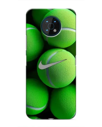 Чехол для Nokia G50 с картинкой «Теннисные мячи Найк»