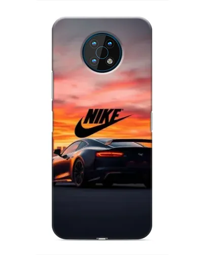 Чехол для Nokia G50 с картинкой «Nike и суперкар»