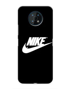 Чехол для Nokia G50 с картинкой «Мазки краски Nike»