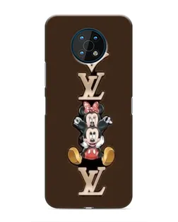 Чехол для Nokia G50 с картинкой «LV и Микки Маус»