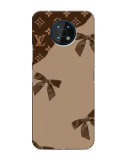 Чехол для Nokia G50 с картинкой «LV — кофейный атлас»
