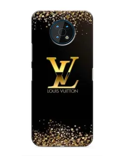 Чехол для Nokia G50 с картинкой «LV — золотые искры»