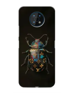 Чехол для Nokia G50 с картинкой «LV — мраморный принт»