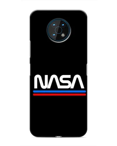 Чехол для Nokia G50 с картинкой «NASA — классика Red Blue» Чехол для Nokia G50 с картинкой «NASA — классика Red Blue»