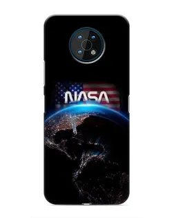 Чехол для Nokia G50 с картинкой «Земля из космоса NASA»