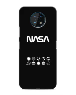 Чехол для Nokia G50 с картинкой «NASA — технический принт»