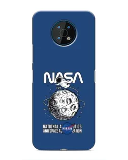 Чехол для Nokia G50 с картинкой «NASA — лунная миссия»